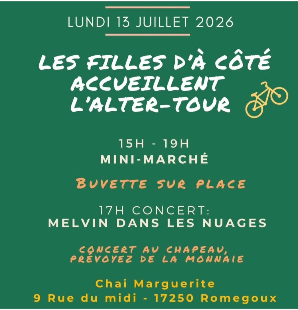 Mini-marché avec<br />
Les Filles d’à Côté Romegoux (17)