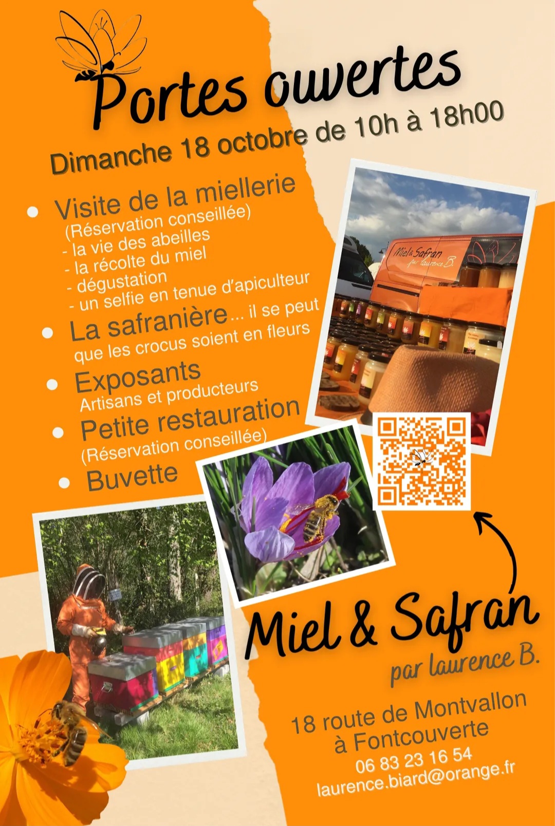 portes ouvertes à la miellerie Miel et Safran à Fontcouverte